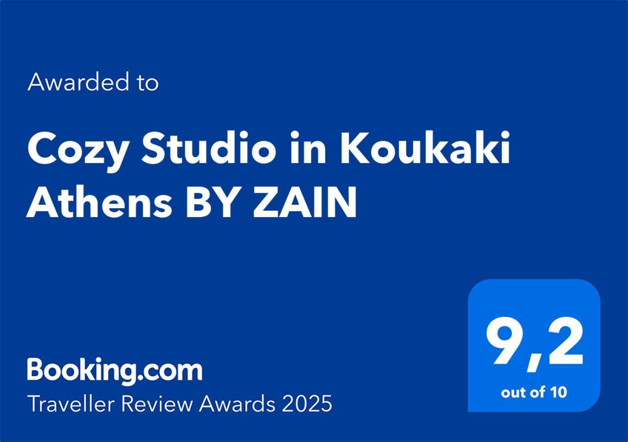 Cozy Studio In Koukaki Athens By Zain Esterno foto